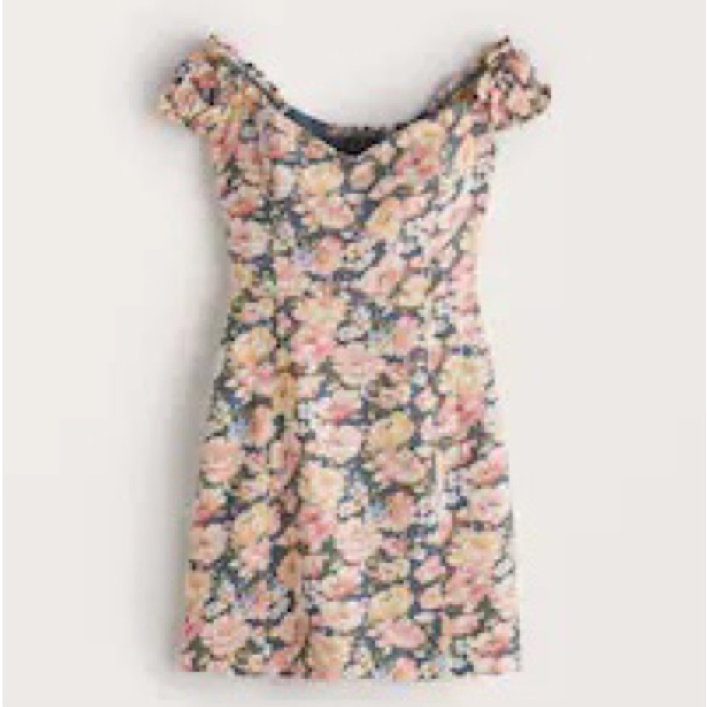 Off-The-Shoulder Corset Mini Dress Abercrombie & Fitch Size Small